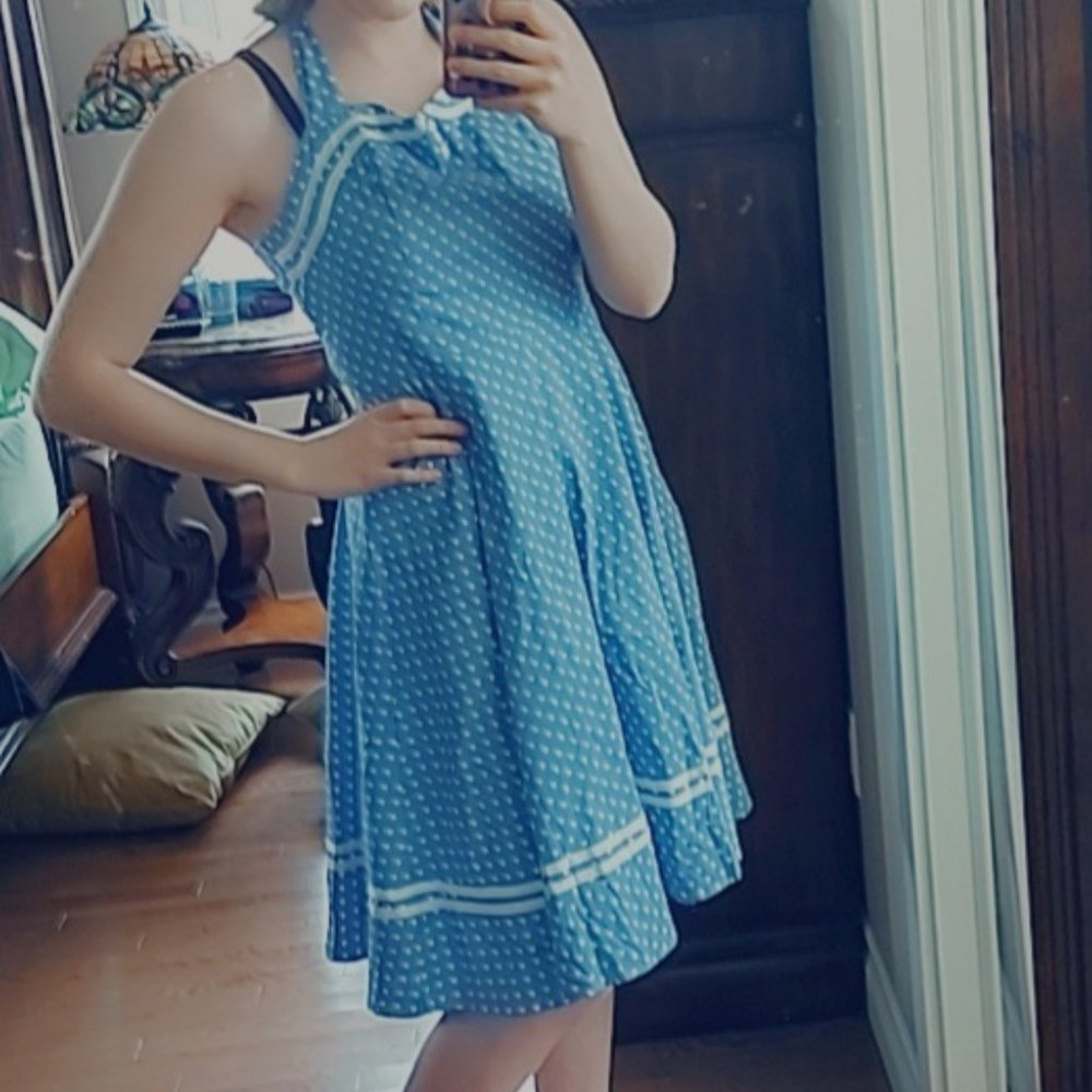1950s halter dress